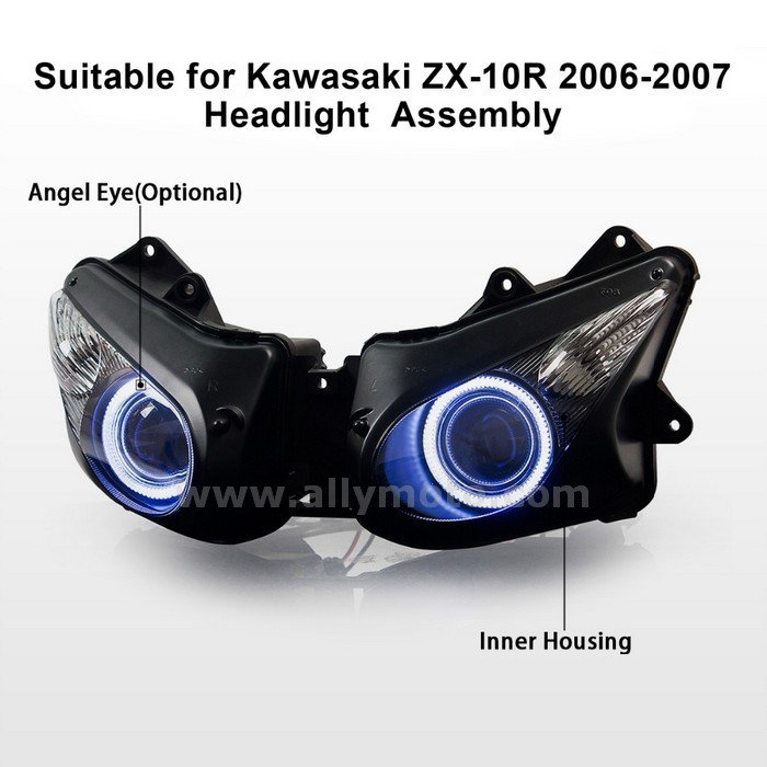 018 Headlight Kawasaki Zx10R Zx-10R 2006 2007-3